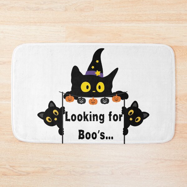 Item preview, Looking for Boo’s – Sneaky Halloween Cat Trio designed and sold by Kovrika.