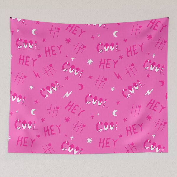 Item preview, Cool Fun Greeting Words Pattern designed and sold by Farissa Designs.