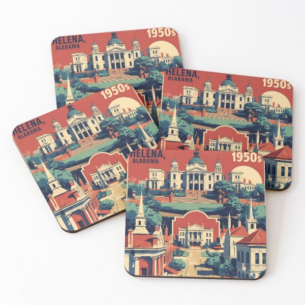 Item preview, Helena Alabama 1950s USA Vintage Travel Tourism  designed and sold by TravelersGems.