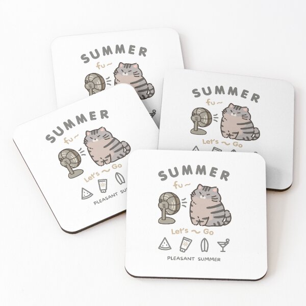 Item preview, Cat Summer Vibe designed and sold by Ammynimal.