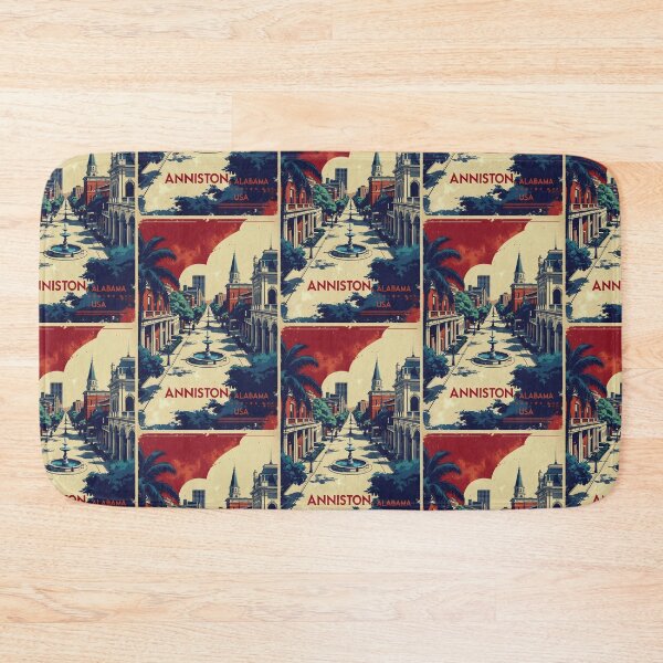 Item preview, Anniston Alabama 1950s USA Vintage Travel Tourism  designed and sold by TravelersGems.