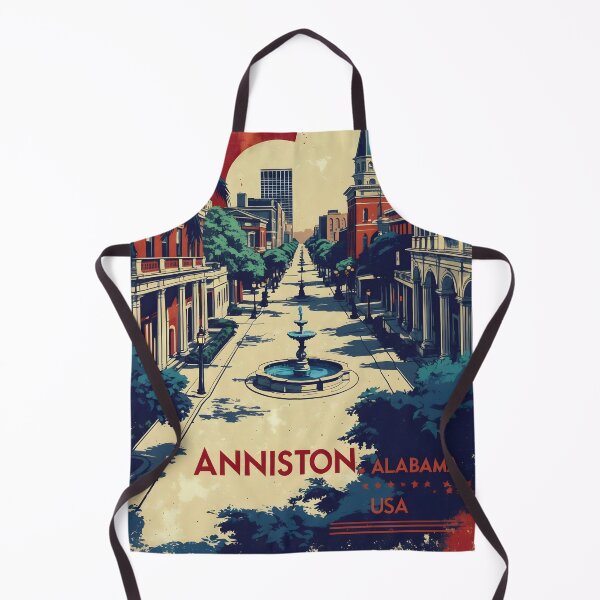 Item preview, Anniston Alabama 1950s USA Vintage Travel Tourism designed and sold by TravelersGems.