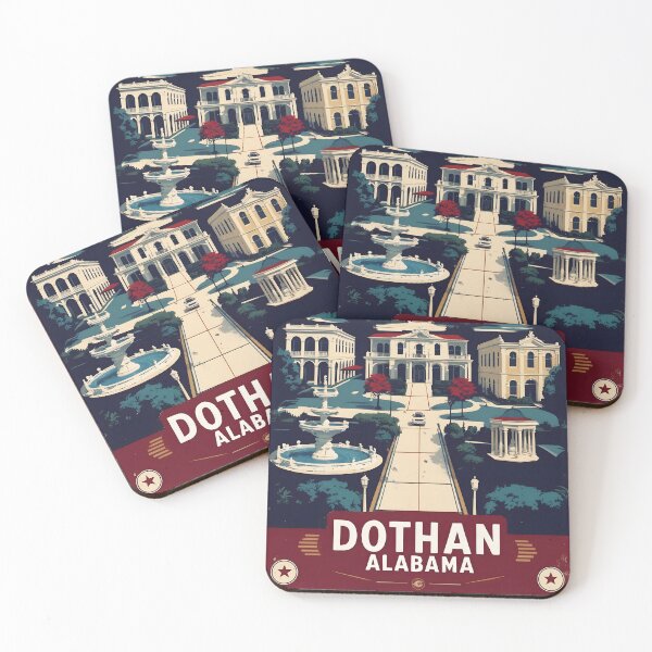 Item preview, Dothan Alabama 1950s USA Vintage Travel Tourism  designed and sold by TravelersGems.