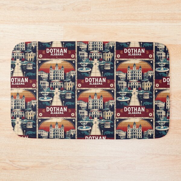 Item preview, Dothan Alabama 1950s USA Vintage Travel Tourism  designed and sold by TravelersGems.