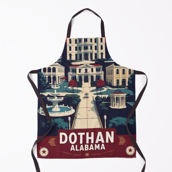 Item preview, Dothan Alabama 1950s USA Vintage Travel Tourism  designed and sold by TravelersGems.