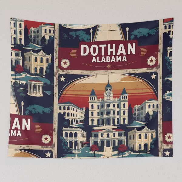 Item preview, Dothan Alabama 1950s USA Vintage Travel Tourism  designed and sold by TravelersGems.