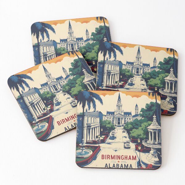 Item preview, Birmingham Alabama 1950s USA Vintage Travel Tourism  designed and sold by TravelersGems.