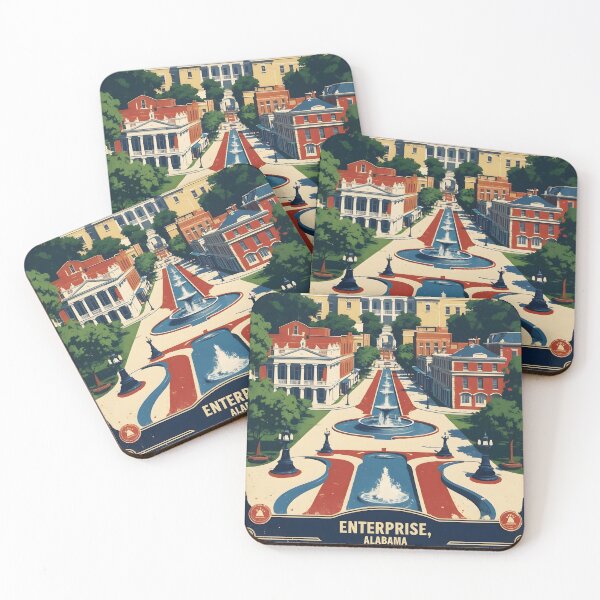 Item preview, Enterprise Alabama 1950s USA Vintage Travel Tourism  designed and sold by TravelersGems.
