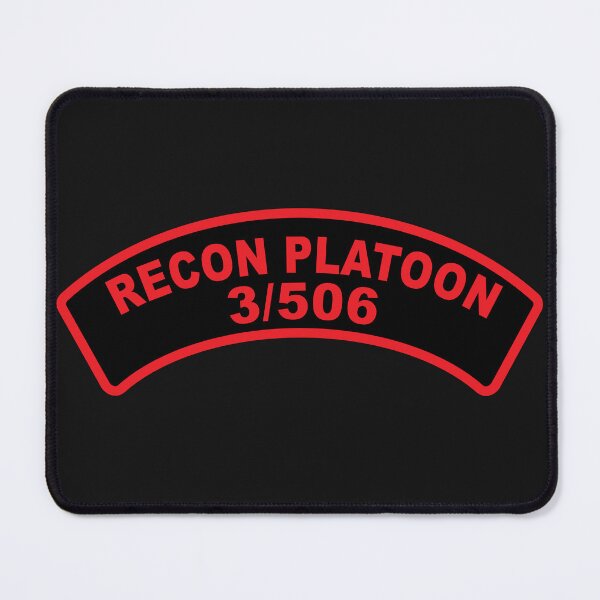 Item preview, Scroll - 506th Airborne Infantry Regiment Patch Recon Platoon 3-506 - J Version designed and sold by Military Insignia Products.