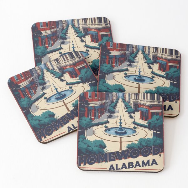 Item preview, Homewood Alabama 1950s USA Vintage Travel Tourism  designed and sold by TravelersGems.