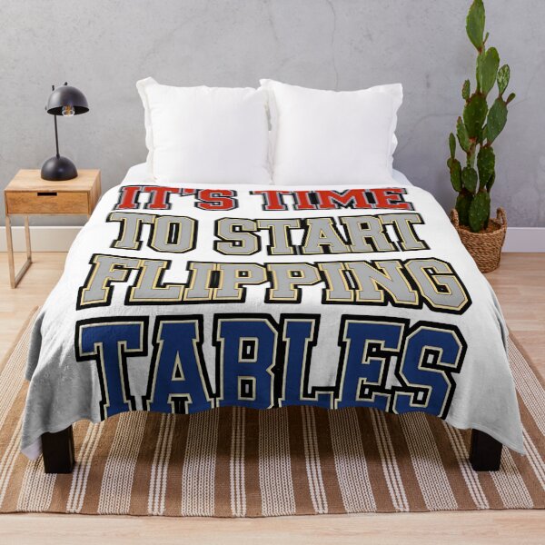 Item preview, It’s Time To Start Flipping Tables Bold Typography Quote designed and sold by ArtDesignTp.