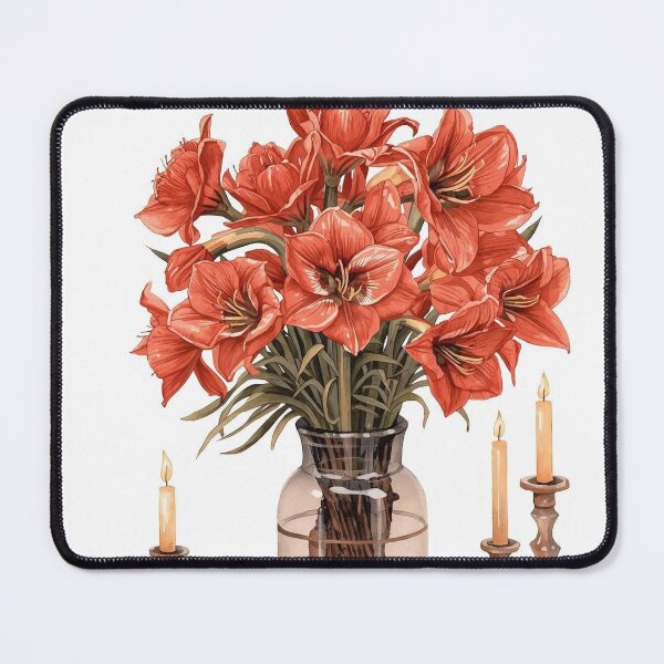 Item preview, Amaryllis Table – Cottagecore Farmhouse Still Life designed and sold by Deezyned.