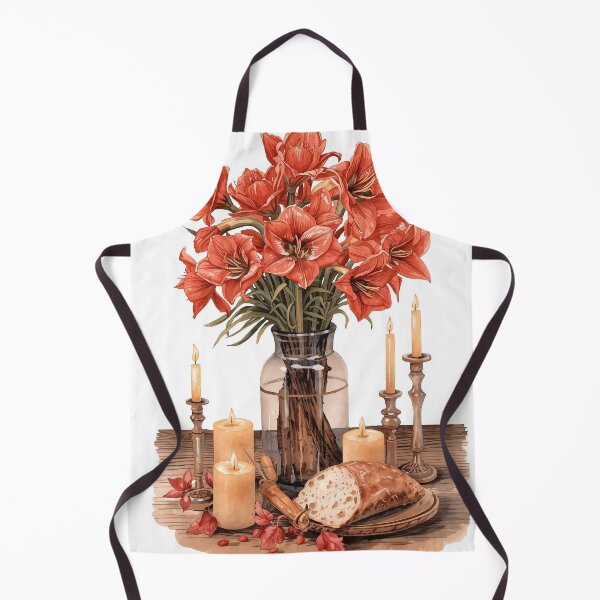 Item preview, Amaryllis Table – Cottagecore Farmhouse Still Life designed and sold by Deezyned.