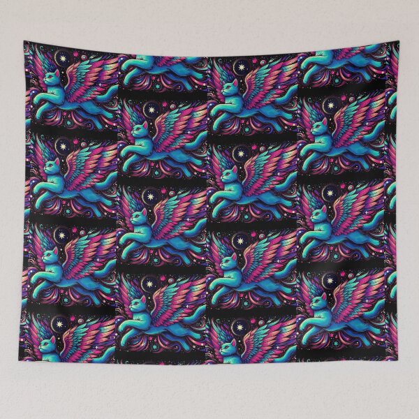 Item preview, Colorful cute mystic cat  designed and sold by Dogandesighn.