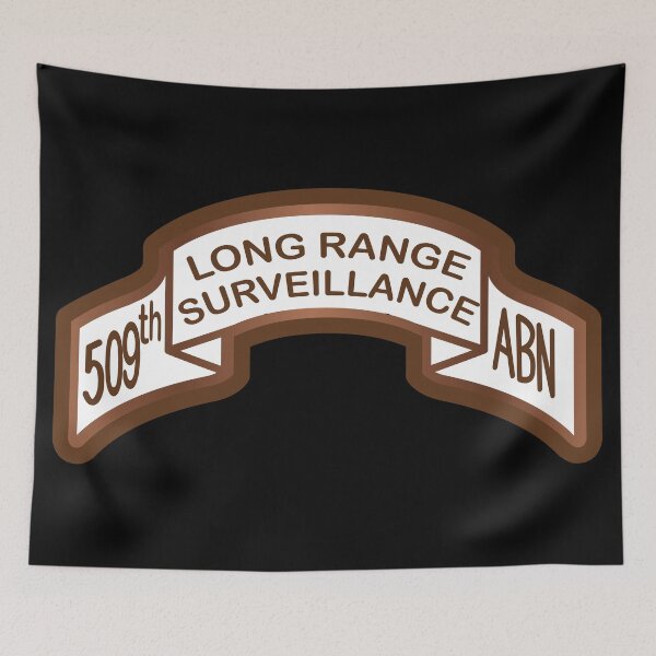 Item preview, Scroll - 509th LRS Airborne Infantry Desert designed and sold by Military Insignia Products.