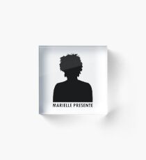 Marielle Franco Silhouette (Marielle Presente) Acrylic Block