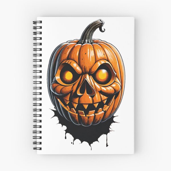 Item preview, Vintage Pumpkin, Retro Halloween, Halloween Pumpkin, Halloween Art, Creepy Pumpkin, Spooky Pumpkin, Retro Design, Pumpkin Season designed and sold by Ciarka.