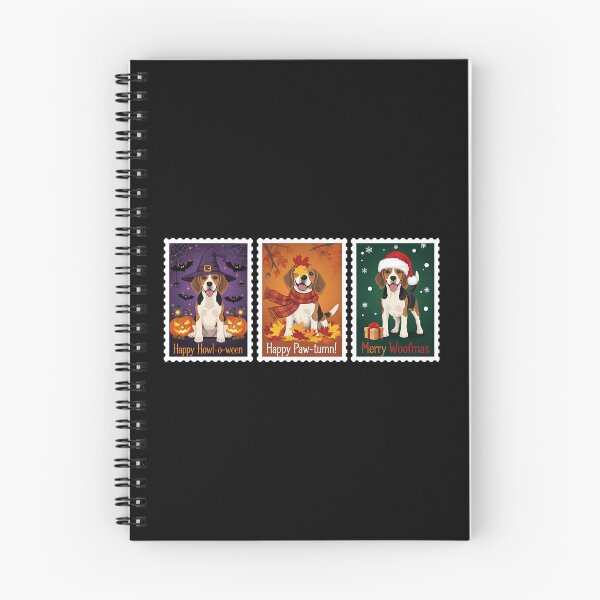 Item preview, Beagle Holiday Stamp – Halloween, Fall, Christmas Dog Art designed and sold by The Real Life Symphony.
