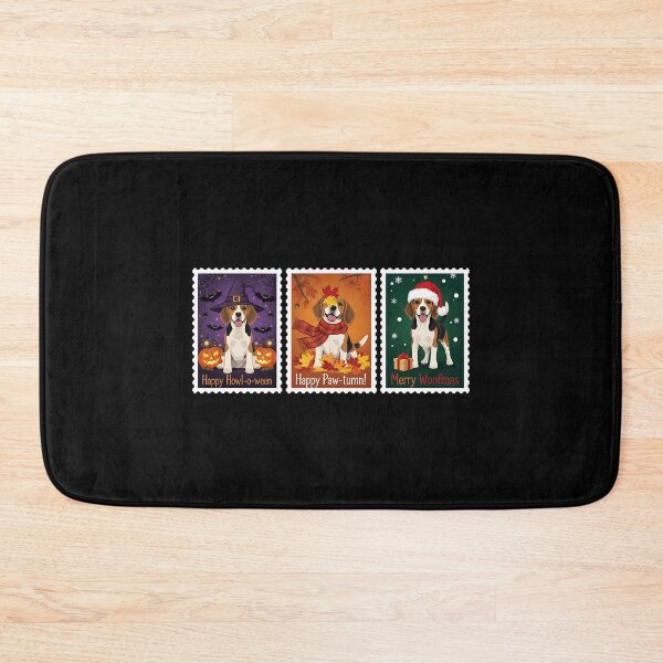 Item preview, Beagle Holiday Stamp – Halloween, Fall, Christmas Dog Art designed and sold by The Real Life Symphony.