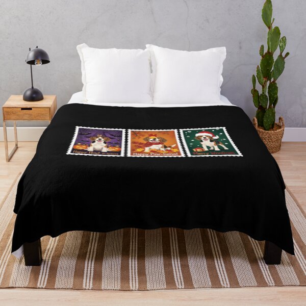 Item preview, Beagle Holiday Stamp – Halloween, Fall, Christmas Dog Art designed and sold by The Real Life Symphony.