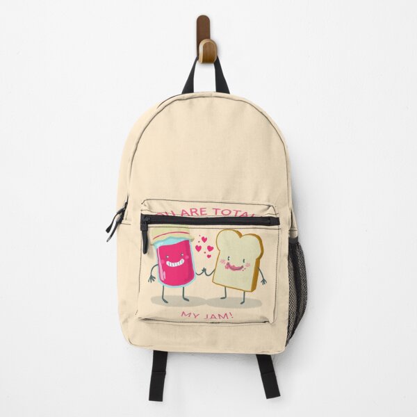 Item preview, You Are Totally My Jam – Cute Bread & Jam Pun Sticker designed and sold by Novel Works Studio.