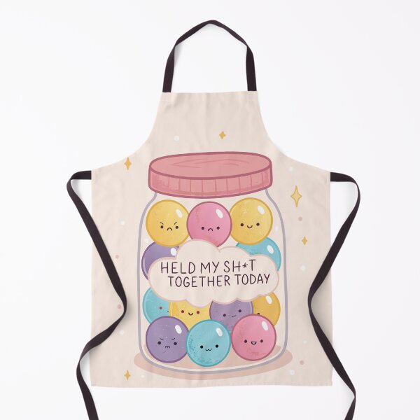 Item preview, Held My Sh*t Together Today - Funny Jar of Emotions Gumball designed and sold by pixelated_echoes.