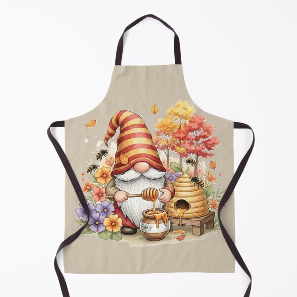 Item preview, Honey Harvest Gnome – Cozy Autumn Bees, Flowers & Forest Graphic Sweatshirt designed and sold by InkwildStudio.