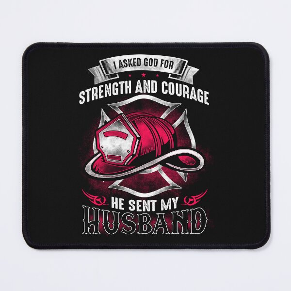 Item preview, Husband firefighter strength courage support design designed and sold by Alex8536.