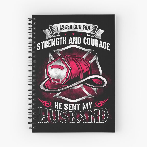 Item preview, Husband firefighter strength courage support design designed and sold by Alex8536.