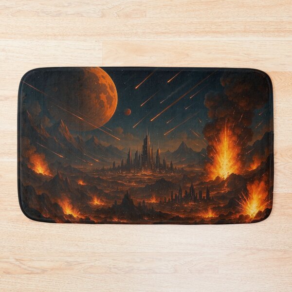 Item preview, Apocalypse Landscape – Sci-Fi Inferno World designed and sold by Mo & Ko Design.