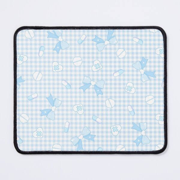 Item preview, Pastel Blue Menhera Medical Pattern designed and sold by LittleLinenKitten.