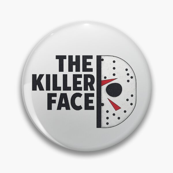 Item preview, The Killer Face – Hockey Mask Halloween designed and sold by SnapLabDesigns.