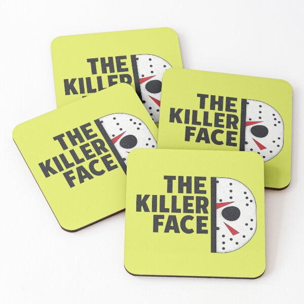Item preview, The Killer Face – Hockey Mask Halloween designed and sold by SnapLabDesigns.