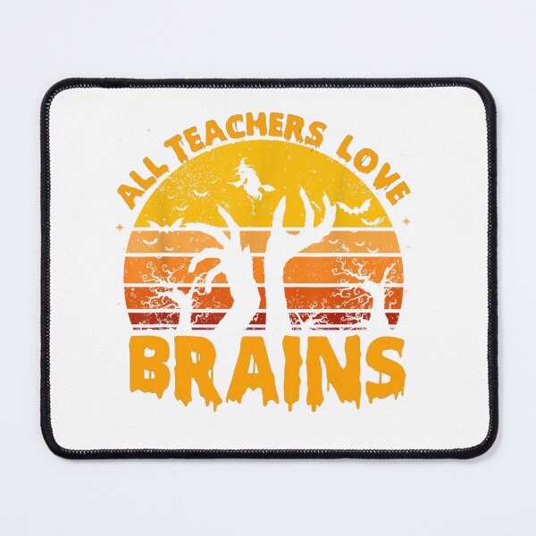 Item preview, All Teachers Love Brains Teacher Day Halloween Party Zombie designed and sold by Miumed.