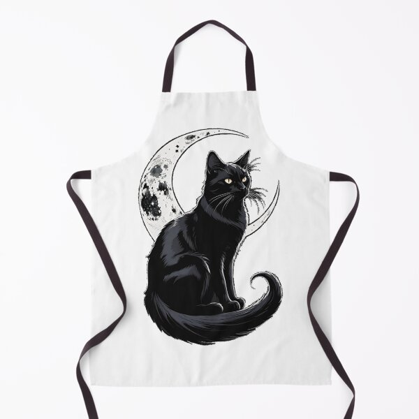 Item preview, Black Cat, Halloween Cat, Moon Cat, Gothic Cat, Spooky Cat, Black Cat Art, Halloween Moon, Cat Lovers Art, Mystical Cat, Crescent Moon Cat, Witch Cat, Night Cat, Gothic Art designed and sold by Ciarka.