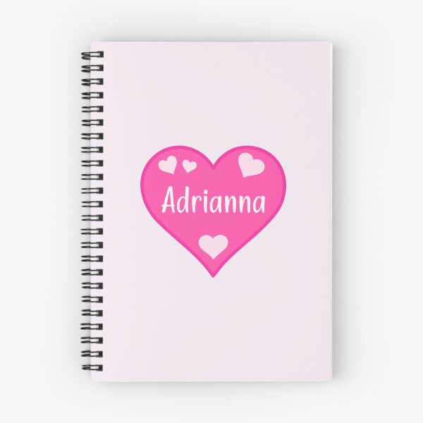 Item preview, Adrianna Name Pink Heart  designed and sold by Jeallan Designs.