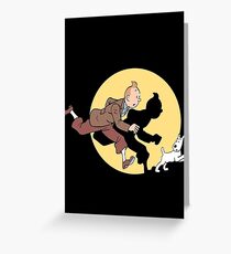 TINTIN Greeting Card