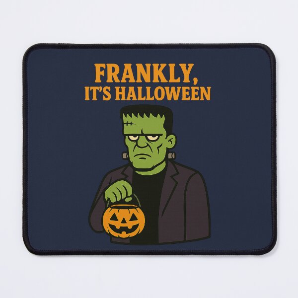 Item preview, Frankly, It’s Halloween – Frankenstein’s Monster Funny Design designed and sold by kornkobart.