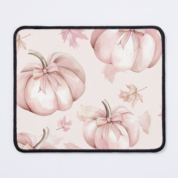 Item preview, Blush Pink Autumn Fall Pumpkins Watercolor All Over designed and sold by Feeling Artsy.