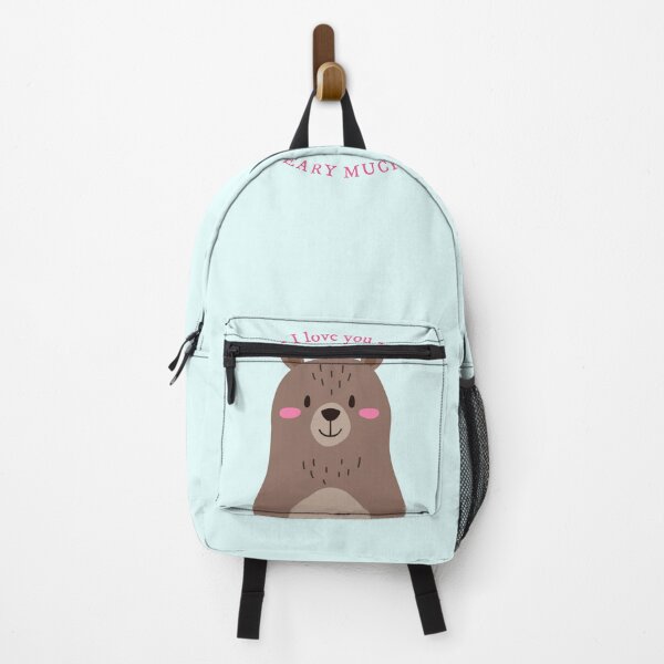 Item preview, I Love You Beary Much – Cute Bear Pun Sticker designed and sold by Novel Works Studio.