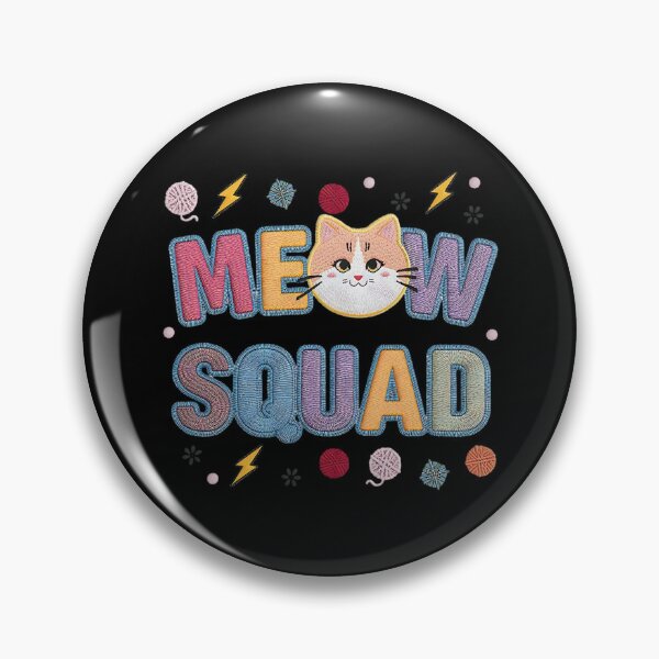 Item preview, Meow Squad Funny Cute Cat Lover Design designed and sold by ArtDesignTp.
