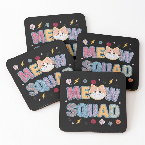 Item preview, Meow Squad Funny Cute Cat Lover Design designed and sold by ArtDesignTp.