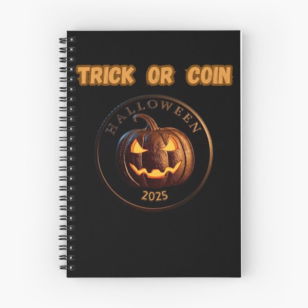 Item preview, Halloween coin with a pumpkin on the obverse designed and sold by Jalapenoo.