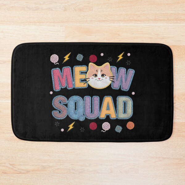 Item preview, Meow Squad Funny Cute Cat Lover Design designed and sold by ArtDesignTp.