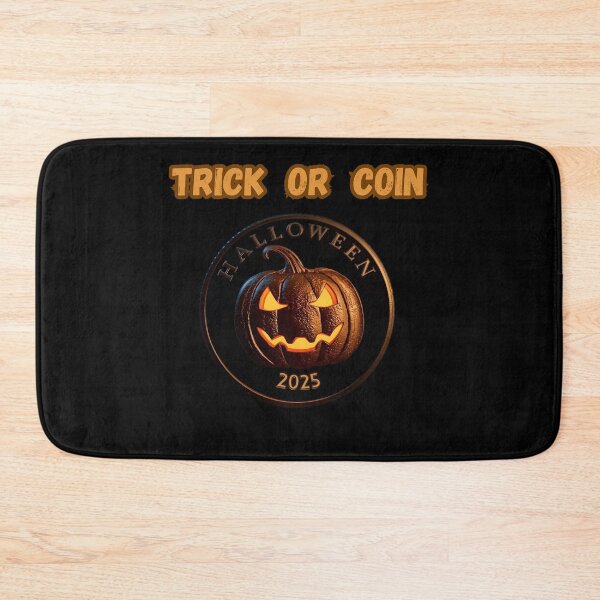 Item preview, Halloween coin with a pumpkin on the obverse designed and sold by Jalapenoo.