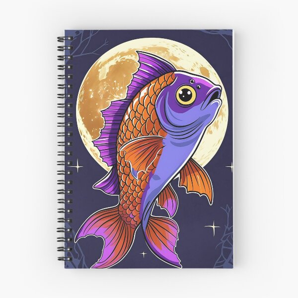 Item preview, Full Moon Halloween Fish designed and sold by DariaCraft.