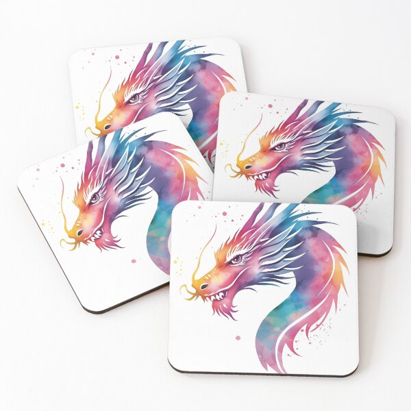 Artikelvorschau, Drache in Aquarell entworfen und verkauft von PatronesKawai.