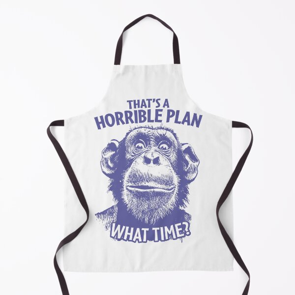 Item preview, That's a Horrible Plan Funny Monkey Cheeky Humor designed and sold by saucymerch.