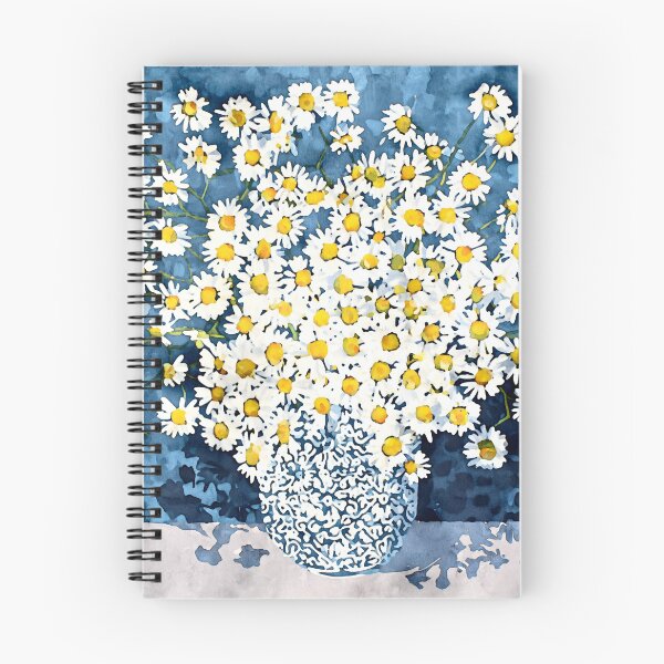 Item preview, White Chamomile Daisies Watercolor Still Life designed and sold by Janine Aykens.