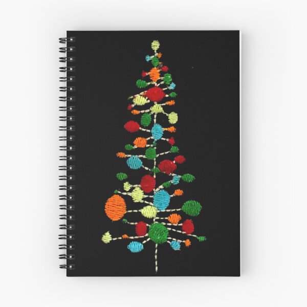 Item preview, Árbol de Navidad bordado moderno de mediados de siglo designed and sold by PopFanShop!.